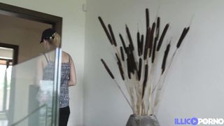 Victoria, young French girl, enjoys the big cock of a manly man