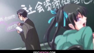 Anal sex makes her face become an ahegao - hentai porn