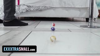 Exxxtra Small - Beautiful Petite Step Sis Enjoys Some Passionate Fuck And Creampie With Her Step Bro