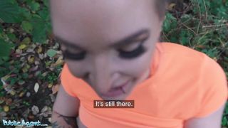 Public Agent British Tattoo Babe Meets old friend before Kitchen Fuck