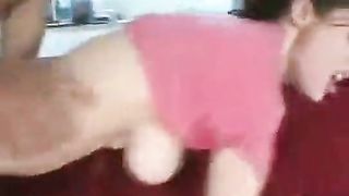 Girl screams in pain as big cock enters her