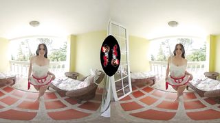 Vrlatina - Big Boobs Kardashian Busty Latina Giving It To Vr