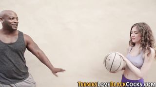 Interracial teen panties