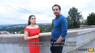 HUNT4K. In exchange for money man allows hunter to taste daughters pussy