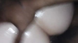 Perfect Oiled Teen bubble ass Snowbunny takes BBC Backshots