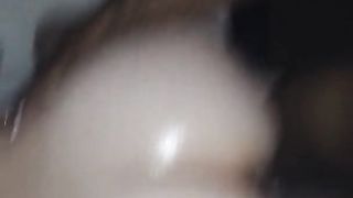 Perfect Oiled Teen bubble ass Snowbunny takes BBC Backshots