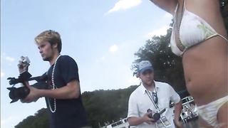 it takes skin to win during party cove lake orgy