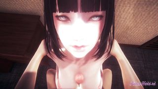 Naruto Hentai 3D - Hinata Titjob, Blowjob & Fucked by a big Dick