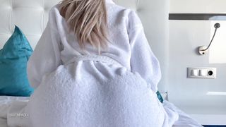 Paola slides back and forth on my fat dick. She just loves doggystyle. Big white ass! MartinPaola!