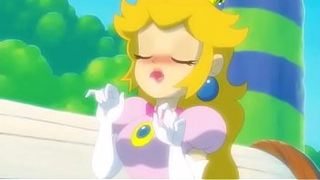 Cartoon world of sleepover sex loosely based on the Super Mario univers.