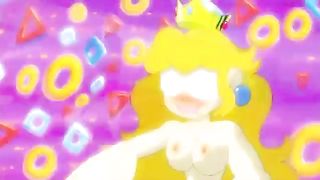 Cartoon world of sleepover sex loosely based on the Super Mario univers.