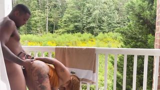 Big Booty Ebony Fucks Maintenance Man * Squirting *