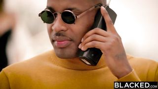 BLACKED Brett Rossi Scared From Her Ex Big Black Boss Protects Her