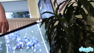 DAGFS - Teen Tits, Greedy Mouth And A Tight Pussy Drain A Huge Cock