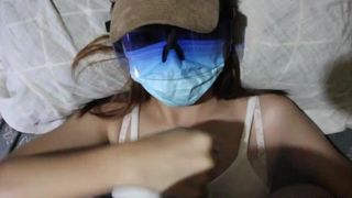 Nagpainit ang Aking Sick Pinay GF na Nakasuot ng Face Mask Habang Bumabagyo (100k Views Celebration)