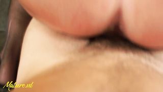 MatureNL - Curvy Housewife With Huge Natural Tits Fucks & Sucks Big Cock In POV Style