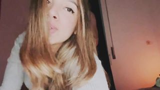 beautiful girl gets a cock in her ass and mouth