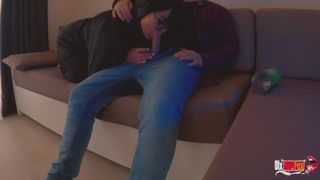 I put my dick in a box of chips and served my stepmom! HER reaction was amazing!