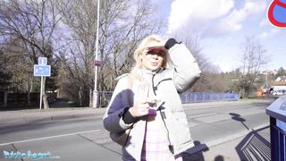 Public Agent British Tourist Gina Varney Sucks Big Dick