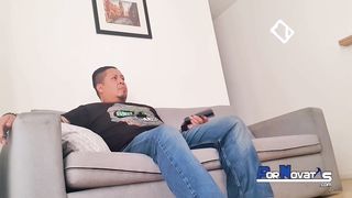 Blended lives Spanish blonde Lya Missy fucking Victor Bloom's cock