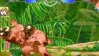 Minotaur 2x vs Sailor Moon & Sailor Mercury