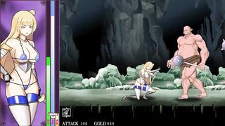 Blonde warrior having sex with orks men in Golden Rp Chronicle new hentai gameplay