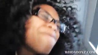 Ebony banks workout then gets fucked - www.whoaboyz.com