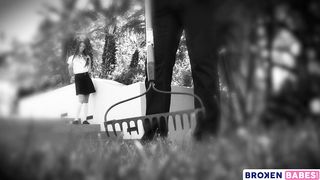 BrokenBabes - Teen Alexa Nova Plays With Herself While Fantasizing The Gardener