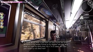 My Lust Wish [SFM Hentai game] Ep.1 Wet dream of innocent college girl in the train