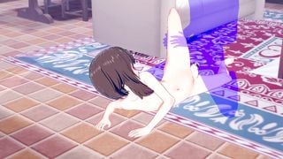 KonoSuba Hentai - Megumin Fucked with creampie - Japanese asian manga anime game porn