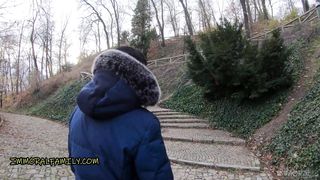 Daddy Dan Surprises Stepson with Cock Crazed Blonde Teen That Wants To be Tag Teamed!