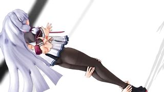 [MMD] [r-18] Murokumo Restraint Dance [gentleman's Hand]