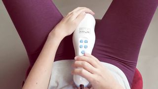 I'm Stimulating my G-spot Externally and Cum for over half a Minute! Fuck!!