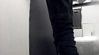 화장실에 포르노 몰래카메라 성공하기 13