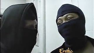 Three delicious babes have some kinky fun with a blonde bitch