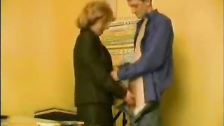 mature teacher and young student