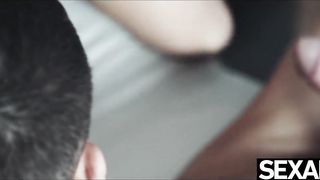 Watch her hot blowjob as she sucks and fucks to multiple orgasms