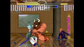 MUGEN Hentai - Kula Diamond & Minotaur vs. Ignis