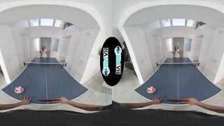 WETVR Busty Brunette Fucked On Pong Table In Virtual Reality