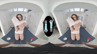 WETVR Busty Brunette Fucked On Pong Table In Virtual Reality