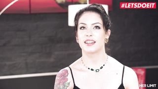 HERLIMIT - Skinny Chick With Big Tits Anna de Ville Takes BBC In The Ass - LETSDOEIT