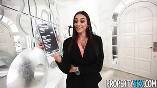 PropertySex Brunette Real Estate Agent Babe Annoyed with Ex Bangs Her Client