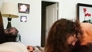 Pretty soccer mom loves cum on her belly