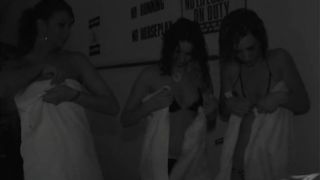 Partying naked in the hotel pool with hot sorority girls