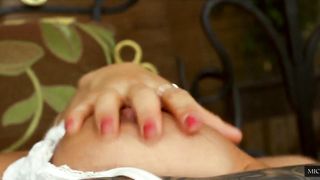 Isizzu with sexy lingerie masturbating with a lightbulb and enjoying double squirting #RETROSTYLE