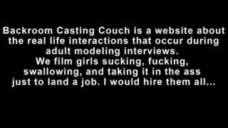Young Girl Assfucked on Casting Couch