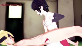 Boruto Naruto Hentai - Boruto Handjob, Blowjob, Boobjob and Fucks Sarada