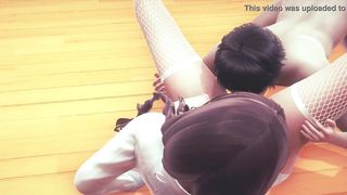 Hentai Uncensored - Miwa Blowjob, Cunnilingus and Fucked - Japanese Asian Manga Anime Game Porn