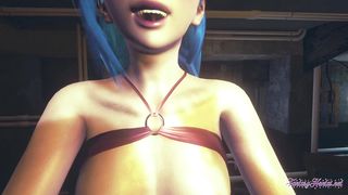 League of Legends Hentai - Jinx Hard Sex (Uncensored) - Japanese Asian Manga anime game porn