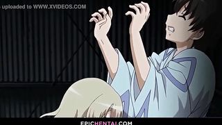 Accidental rotenburo cock sucking then more... - hentai porn